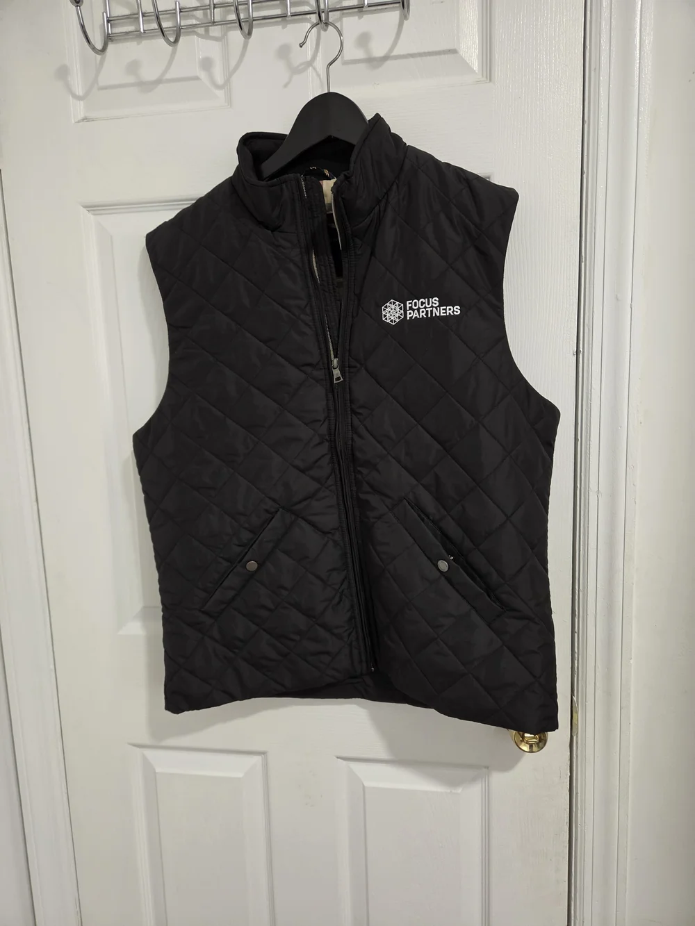 Brooks Brother Quilted Black Vest